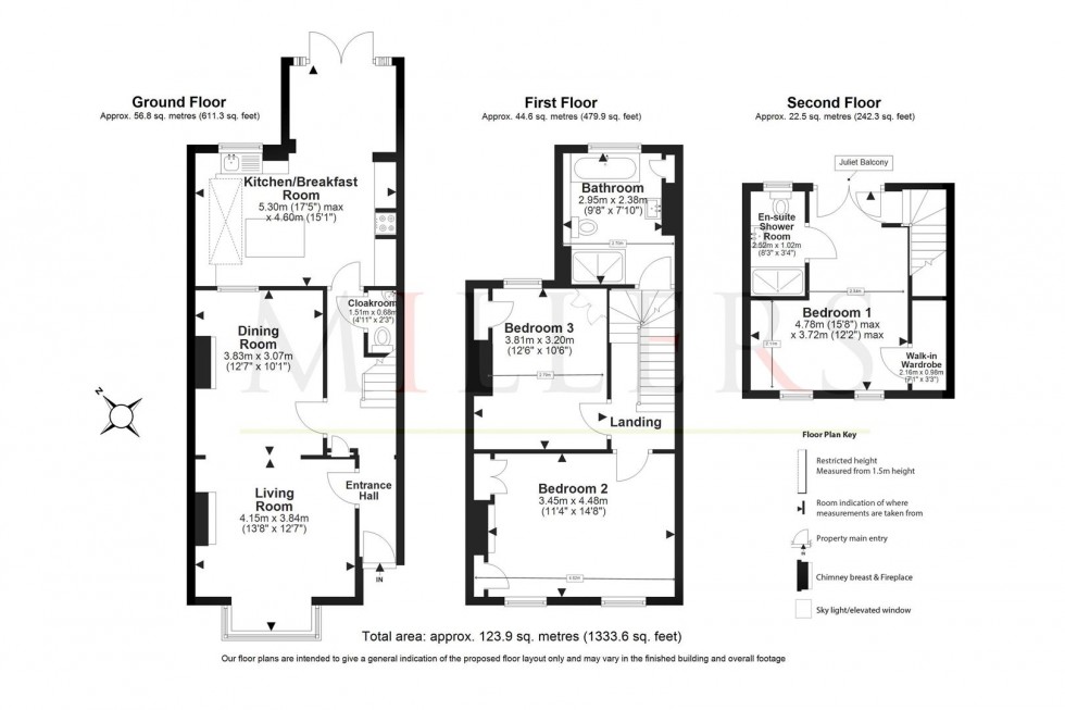 Floorplan for Chapel Road, Epping