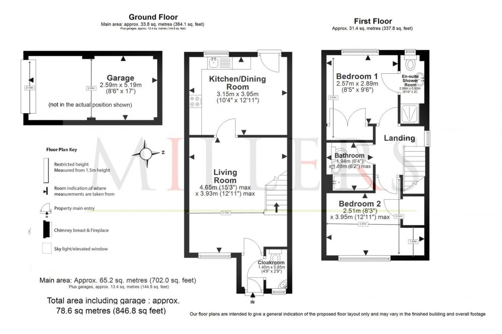 Floorplan for Malkin Drive, Church Langley
