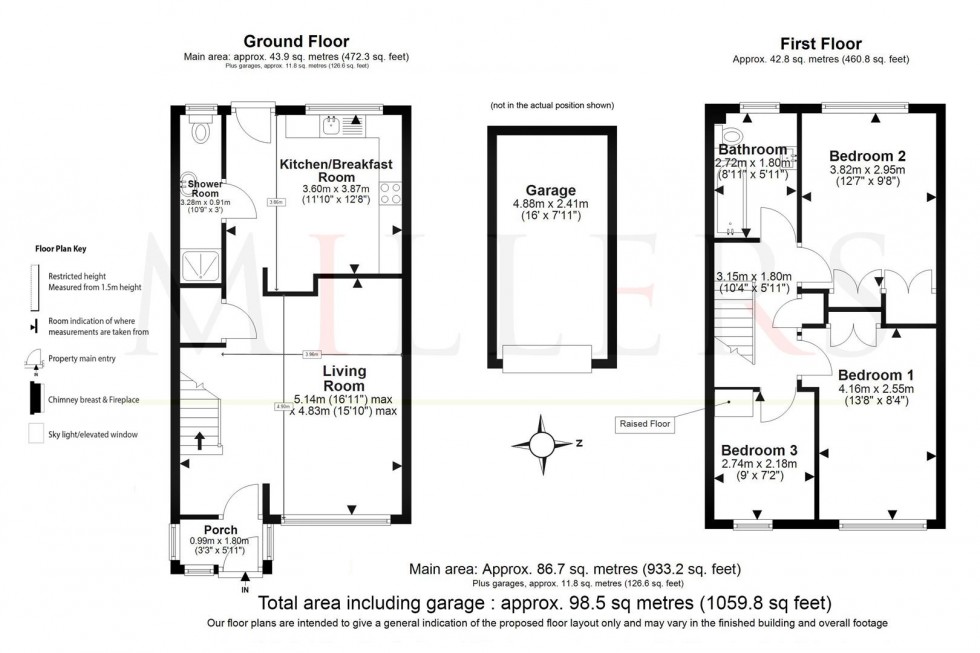 Floorplan for Lancaster Road, North Weald