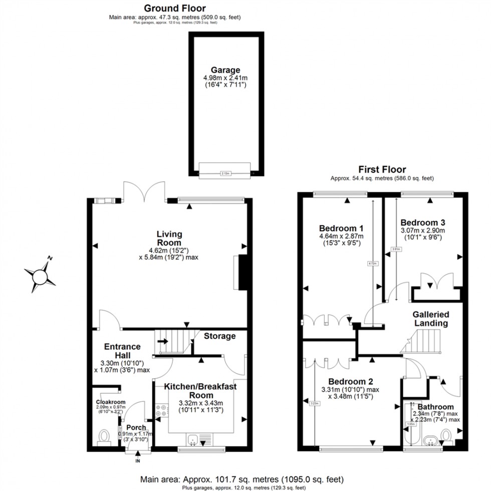 Floorplan for Thornhill, North Weald, Epping