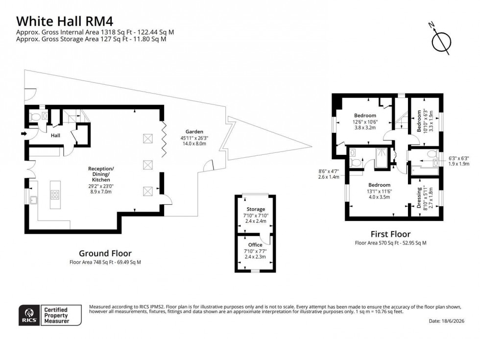 Floorplan for Market Place, Abridge