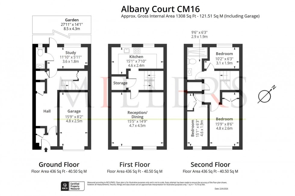 Floorplan for Albany Court, Epping