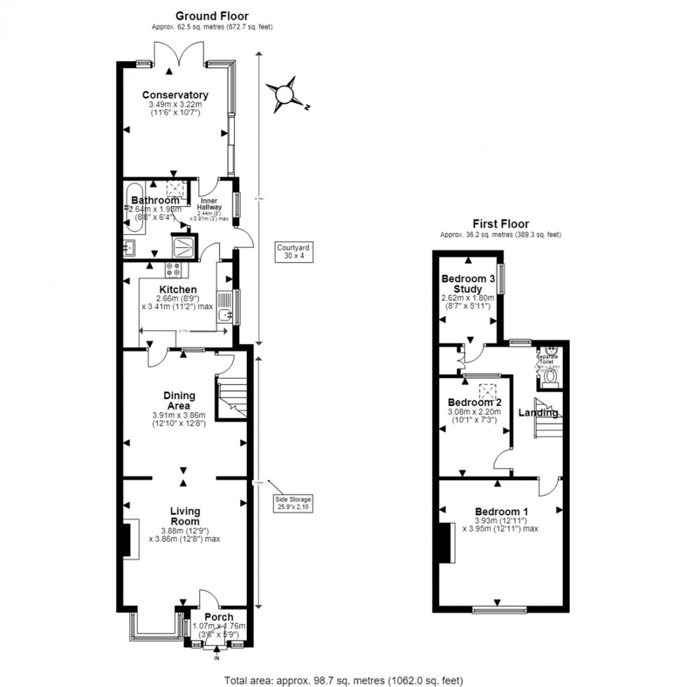Floorplan for High Road, Thornwood, Epping