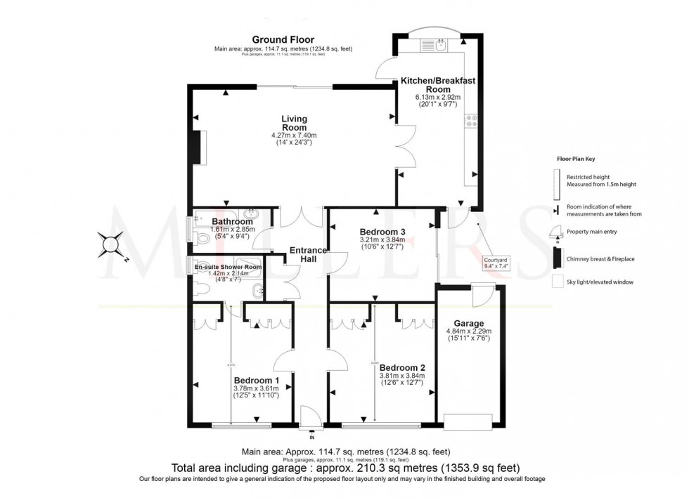 Floorplan for Bower Hill, Epping