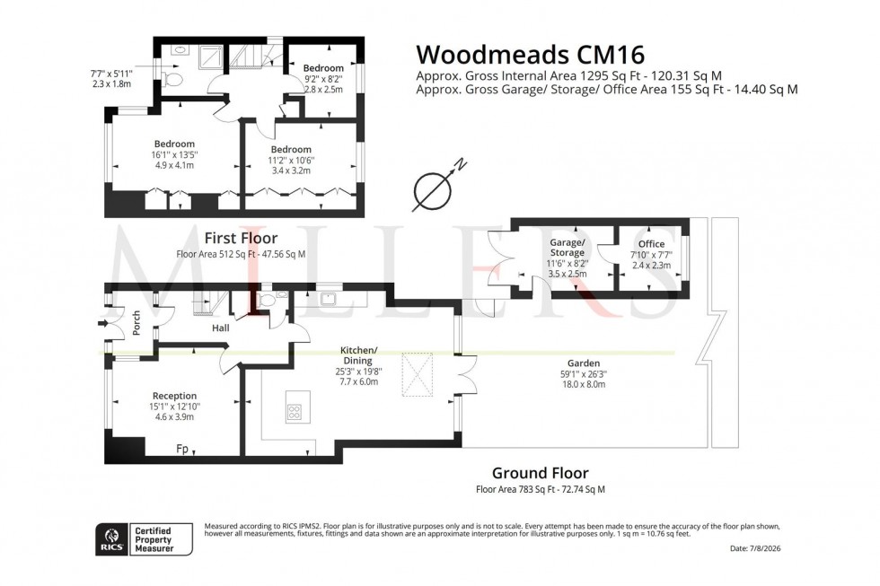 Floorplan for Wood Mead, Epping